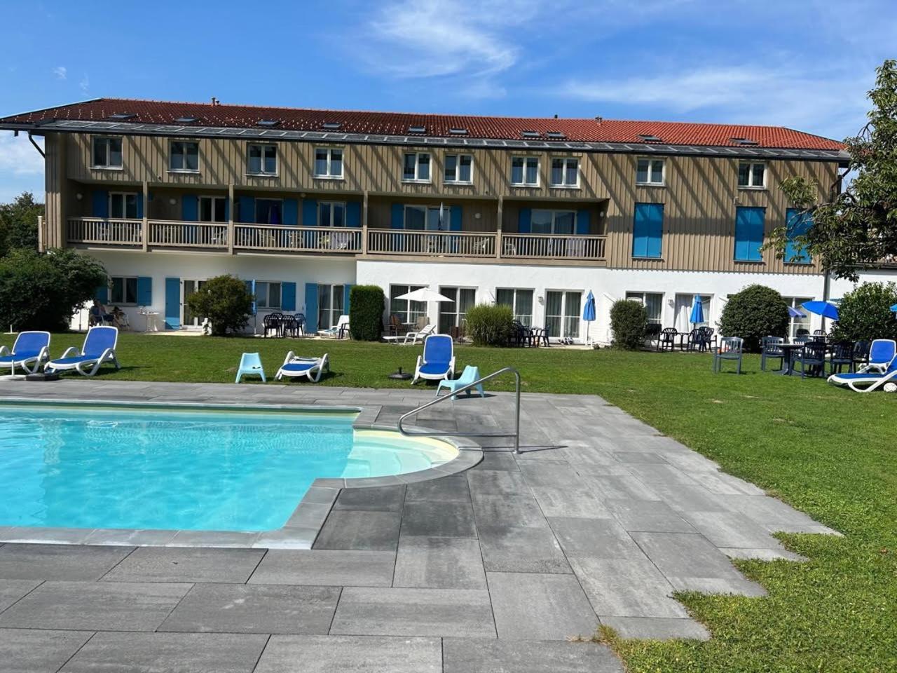 Gabi Mit Pool Und Sauna Übersee Exteriör bild