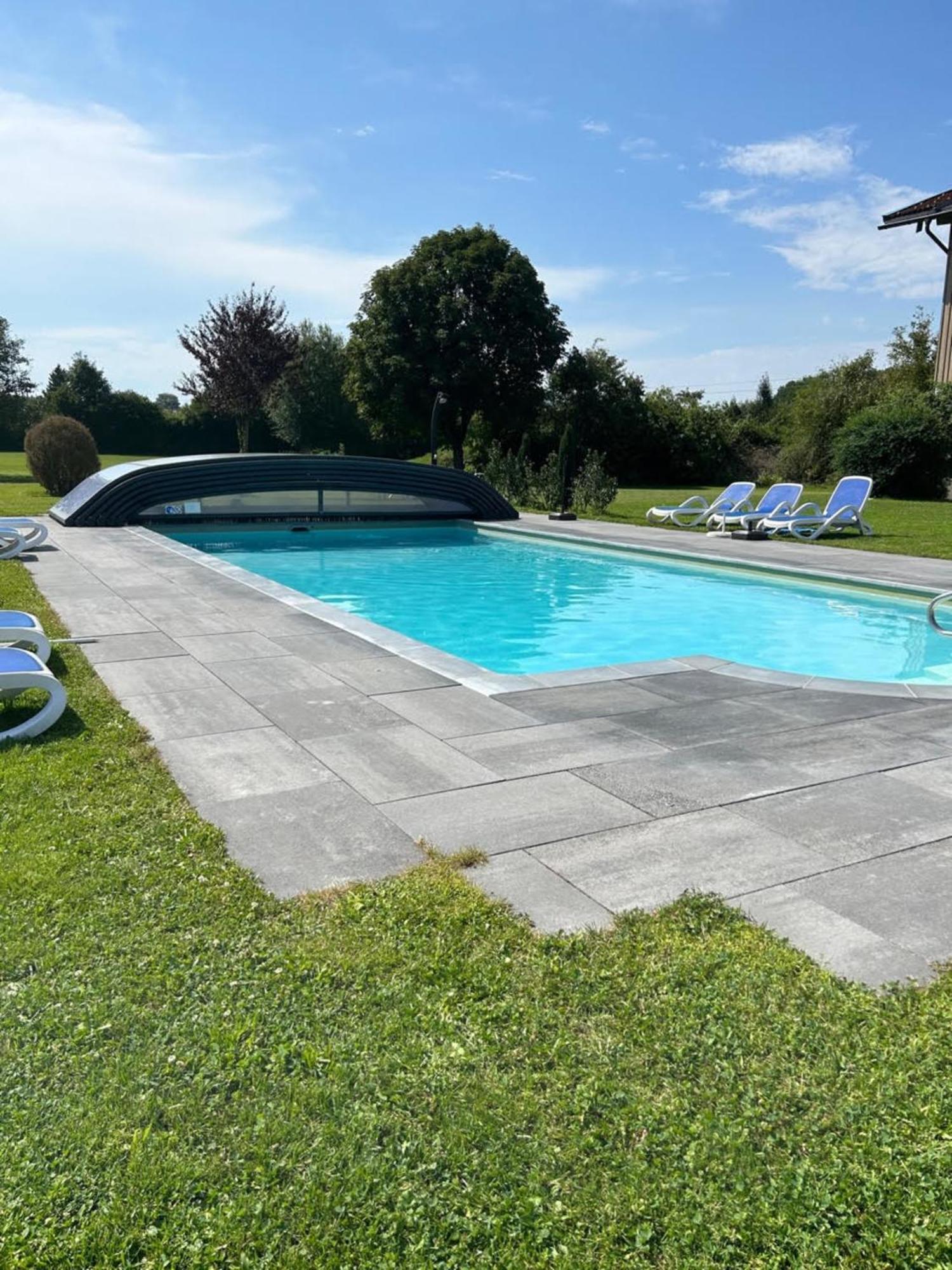 Gabi Mit Pool Und Sauna Übersee Exteriör bild
